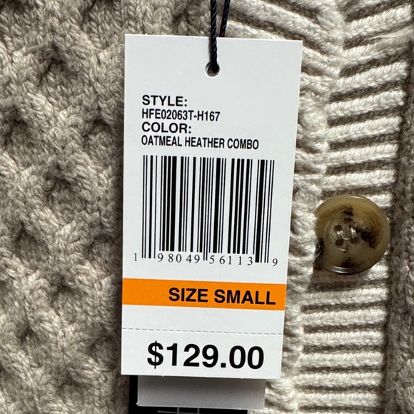 NWT Habitual Taupe Textured Cardigan Small
